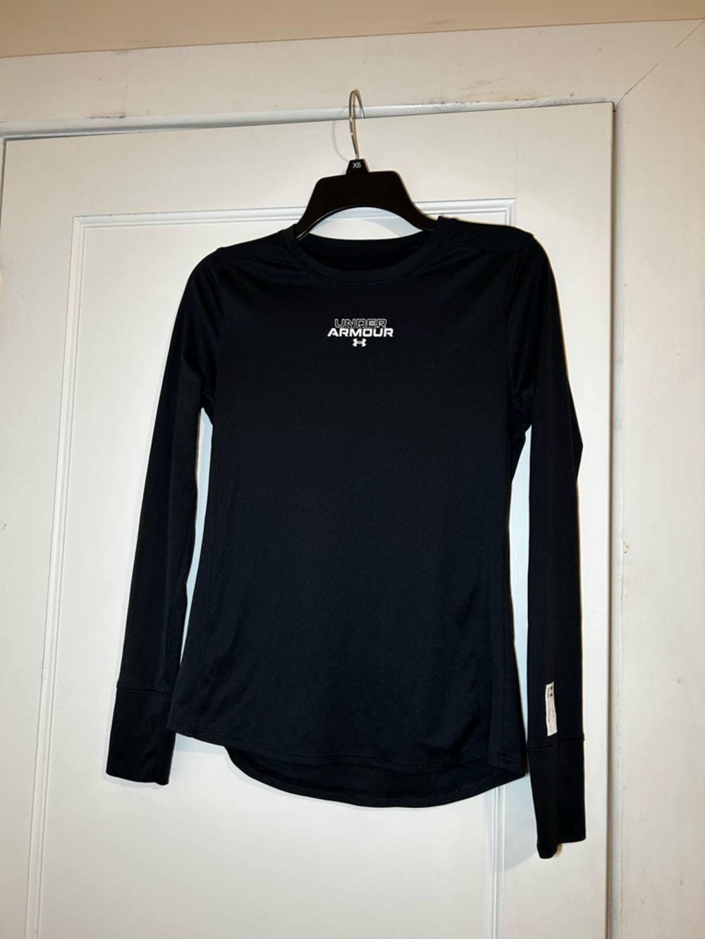 Under Armour Black Long Sleeve Crew Neck Performance Tee